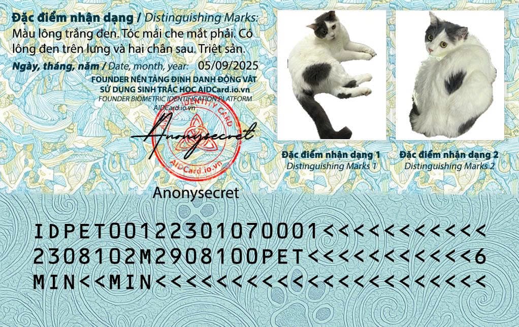 AIDCard - Mặt sau